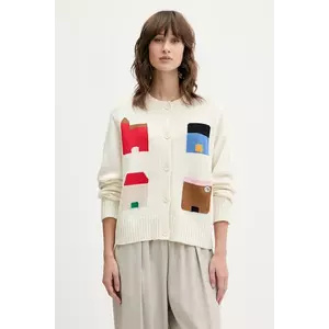 Stine Goya cardigan din amestec de lână culoarea bej, light, SG-AW25-K045-2359 imagine