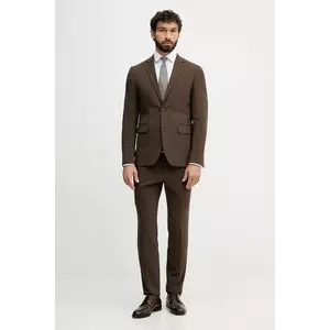 Lindbergh costum culoarea maro, uni, 30.61040 imagine