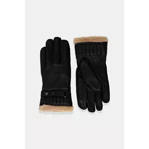 Barbour mănuși de piele culoarea negru, MGL0013 imagine