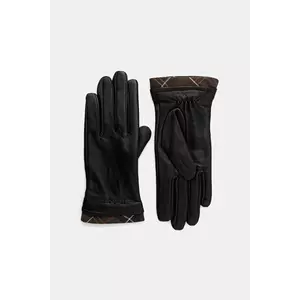 Barbour mănuși de piele culoarea negru, LGL0048 imagine