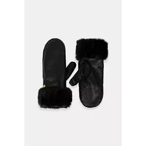 Barbour mănuși de piele culoarea negru, LGL0150 imagine