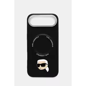 Karl Lagerfeld husă pentru telefon iPhone 17 Air culoarea negru, KLHMP17MPSMLRKLK imagine