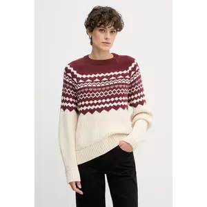 Barbour pulover din amestec de lână MABEL culoarea roșu, LKN1684 imagine