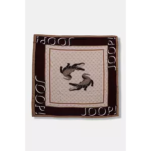 Joop! eșarfă culoarea bej, cu imprimeu, 30048970 imagine