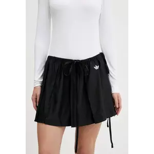 adidas Originals fustă Ribbon Skirt culoarea negru, mini, evazați, JX2554 imagine