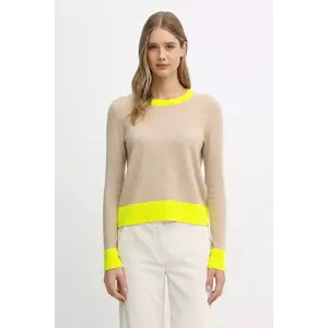 FROM FUTURE pulover de cașmir culoarea bej, light, WPR00311 imagine