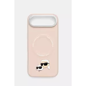 Karl Lagerfeld husă pentru telefon iPhone 17 Air culoarea roz, KLHMP17MPSMLRKCP imagine