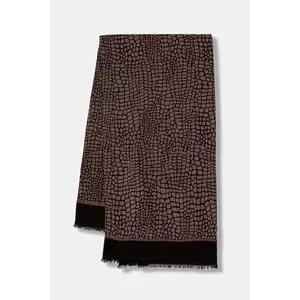 Joop! eșarfă culoarea maro, cu imprimeu, 30048376 imagine