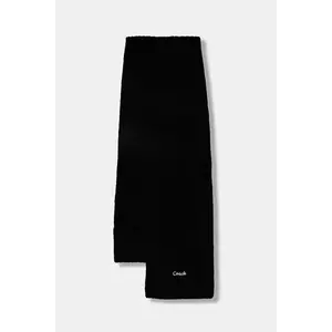 Coach eșarfă din amestec de lână culoarea negru, uni, 29CCL89 imagine