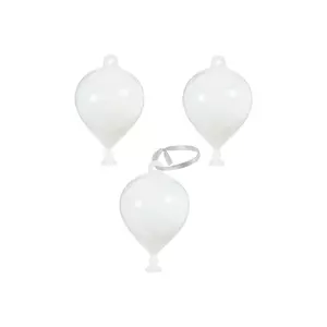 Pols Potten ornament pentru pomul de crăciun 3-pack culoarea alb imagine