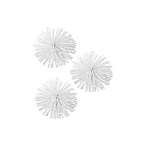 Pols Potten ornament pentru pomul de crăciun 3-pack culoarea alb imagine