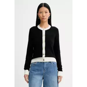 FROM FUTURE cardigan din cașmir culoarea negru, light, WPC03358 imagine