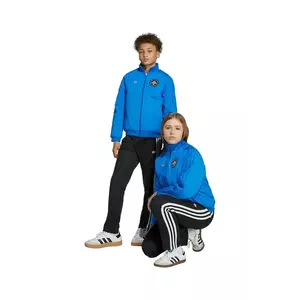 adidas Originals pantaloni de trening pentru copii culoarea negru, cu imprimeu, JV7677 imagine