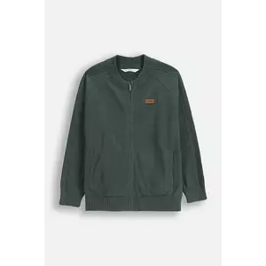 Coccodrillo cardigan din bumbac pentru copii culoarea verde, X-RAY VISION BOY KIDS imagine