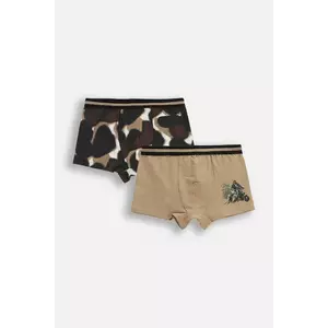 Coccodrillo boxeri copii 2-pack culoarea maro, PANTS imagine