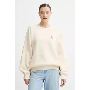 American Vintage bluză culoarea bej, cu imprimeu, FIK03A imagine