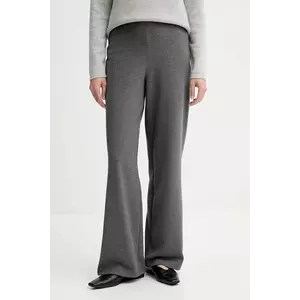 Marc O'Polo pantaloni culoarea gri, drept, high waist, M10303219055 imagine