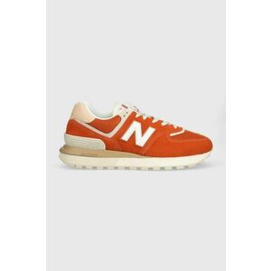 New Balance sneakers 574 culoarea portocaliu imagine