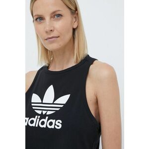 adidas Originals top Trefoil Tank femei, culoarea negru, IU0067 imagine