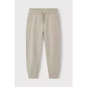 Mayoral pantaloni de trening pentru copii culoarea verde, neted, 742 imagine