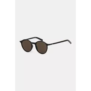 Montblanc ochelari de soare barbati, culoarea negru, MB0324S imagine