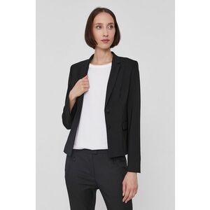 BOSS sacou culoarea negru, un singur rând de nasturi, material uni 50291839 imagine