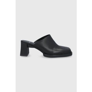 Vagabond Shoemakers slapi de piele Edwina femei, culoarea negru, cu toc drept imagine