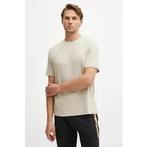 BOSS tricou barbati, culoarea bej, neted, 50480834 imagine