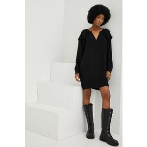 Answear Lab rochie culoarea negru, mini, oversize imagine