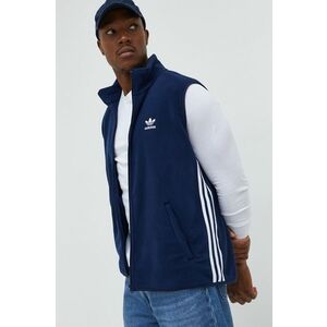 adidas Originals vesta barbati, culoarea albastru marin, de tranzitie imagine