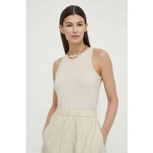 Levi's top femei, culoarea bej imagine