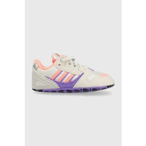 adidas Originals sneakers pentru copii culoarea gri imagine