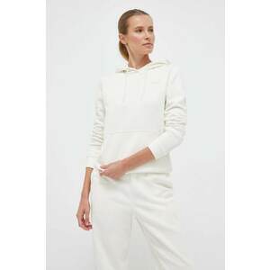 Puma bluza femei, culoarea bej, cu glugă, neted imagine