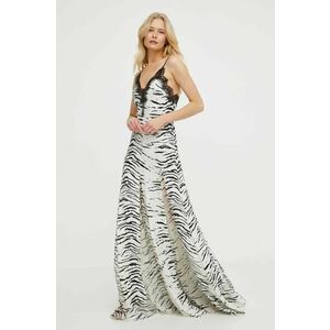 Elisabetta Franchi rochie culoarea negru, maxi, evazată, AB66042E2 imagine