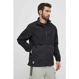 Fjallraven geaca HC Hybrid Wind Jacket barbati, culoarea negru, de tranzitie, F12500138 imagine