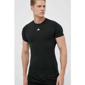 adidas Performance tricou de antrenament Techfit culoarea negru, uni HK2337 imagine