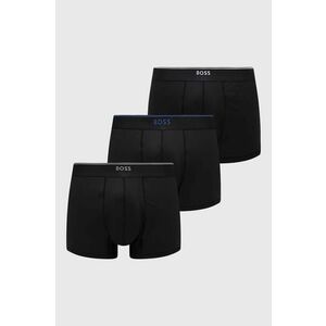 BOSS boxeri 3-pack barbati, culoarea negru imagine