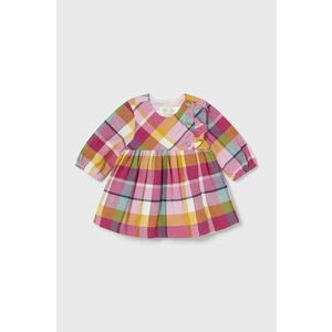 Mayoral Newborn rochie din bumbac pentru bebeluși culoarea roz, mini, evazată, 2813 imagine