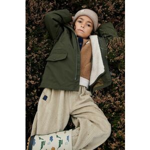 Liewood pantaloni de bumbac pentru copii Borris Corduroy Pants culoarea bej, neted, LW19153 imagine