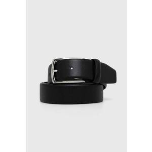 BOSS curea de piele bărbați, culoarea negru 50379719 imagine