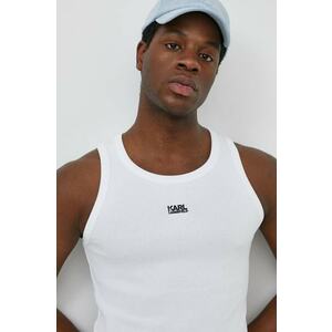 Karl Lagerfeld tricou bărbați, culoarea alb 542238.755044 imagine