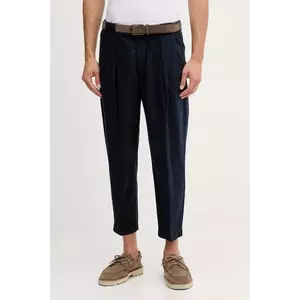 United Colors of Benetton pantaloni de bumbac pantaloni scurți albaștri drepti pentru bărbați 4EA5UF05S imagine