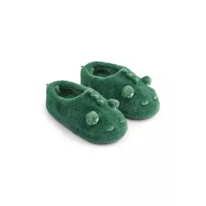 Liewood papuci de casă Aviaja Crocodile Slippers culoarea verde, LW20702 imagine