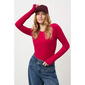 Medicine longsleeve culoarea rosu imagine