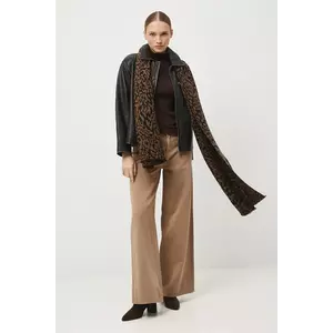 Medicine tricou culoarea maro, cu guler imagine