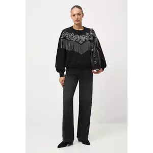 Medicine bluza culoarea negru, cu imprimeu imagine