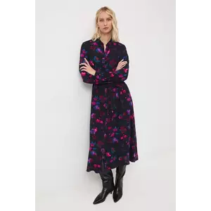 Medicine rochie culoarea negru, midi, evazati imagine