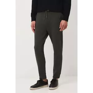 Medicine pantaloni de trening culoarea verde, neted imagine