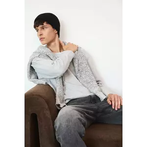 Medicine caciula de lana culoarea negru imagine