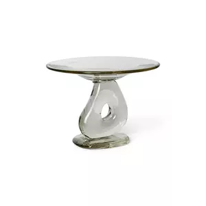 ferm LIVING farfurie decorativă Damo Glass Centrepiece 21 cm culoarea transparent imagine